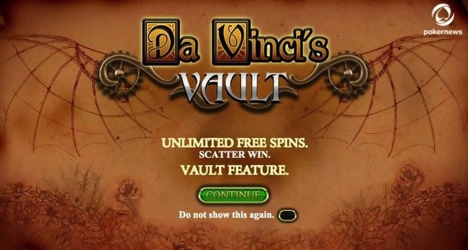 Da Vinci's vault real money games online